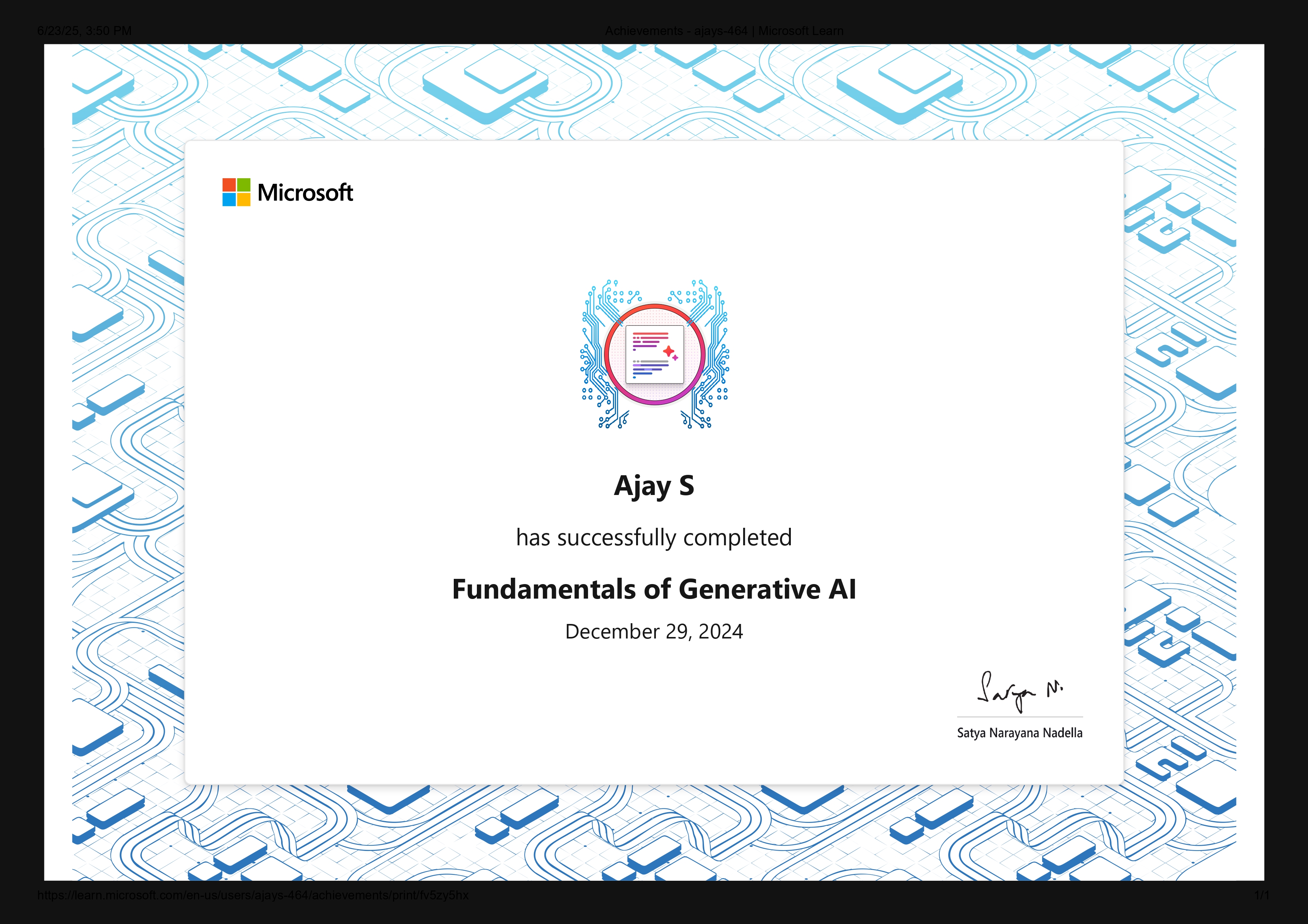 Certificate 19